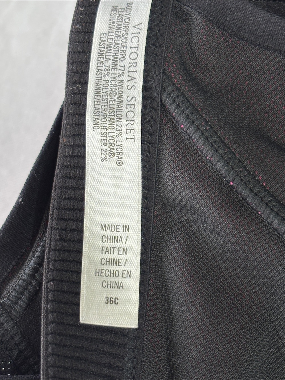 Victoria's Secret Racerback Supportive Sports Bra- 36C - Picture 7 of 9
